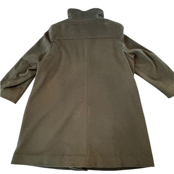 Kristen Blake Studio Collection Lambswool Blend Olive Coat - Size 14W - Picture 6 of 16